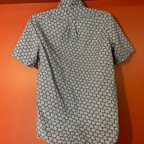 Vineyard Vines Men's Blue Floral Sketch Murray Shirt - Size Small - Picture 3 of 4